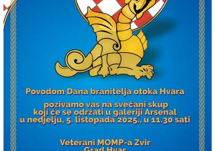 SVEČANI SKUP POVODOM DANA OTOČNIH BRANITELJA  OBILJEŽEN U ARSENALU