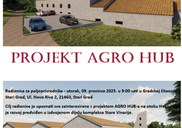 POZIV NA RADIONICU ZA POLJOPRIVREDNIKE