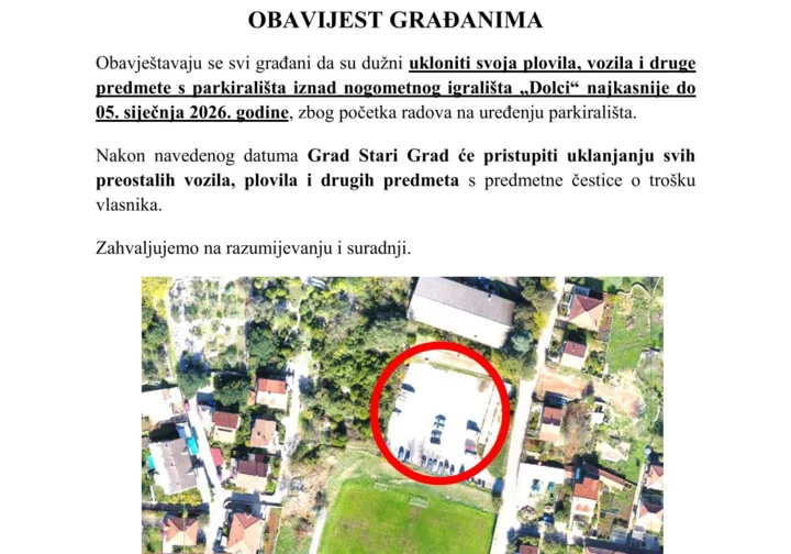 OBAVIJEST GRAĐANIMA!