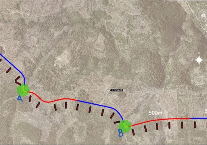 U petak i subotu zatvara se dionica DC116 između Zastražišća i Poljica
