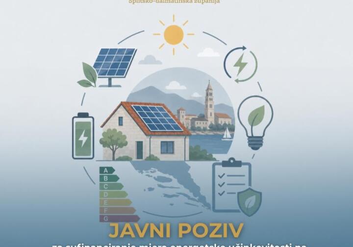 JAVNI POZIV za sufinanciranje mjera energetske učinkovitosti na području Splitsko-dalmatinske županije za 2026. godinu