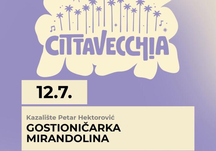12.07. - PREDSTAVA GOSTIONIČARKA MIRANDOLINA